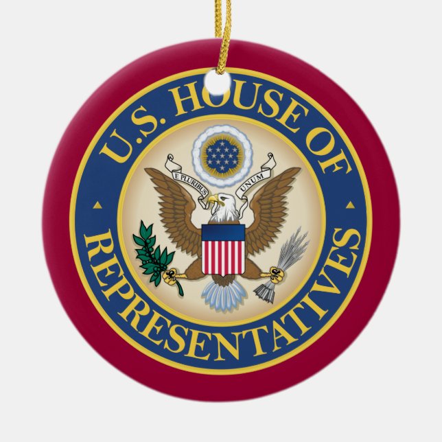 US House of Representatives Christmas Ornament (Front)