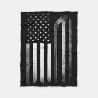 Us Ice Hockey Usa Practice Flag American Women Men Fleece Blanket