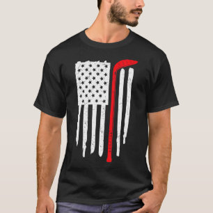 US Ice Hockey USA Practice Flag American Women Men T-Shirt