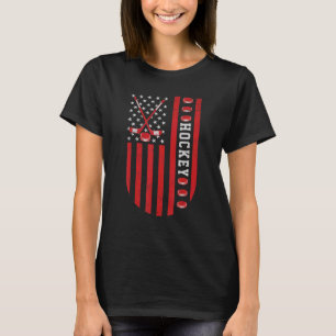 US Ice Hockey USA Practice Flag American Women Men T-Shirt