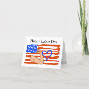 US Labour Day Card