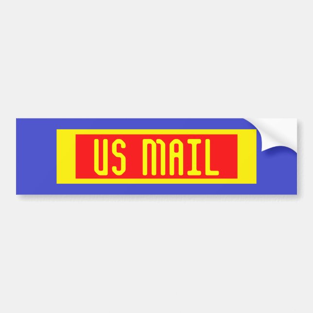 US MAIL bumper sticker (Front)