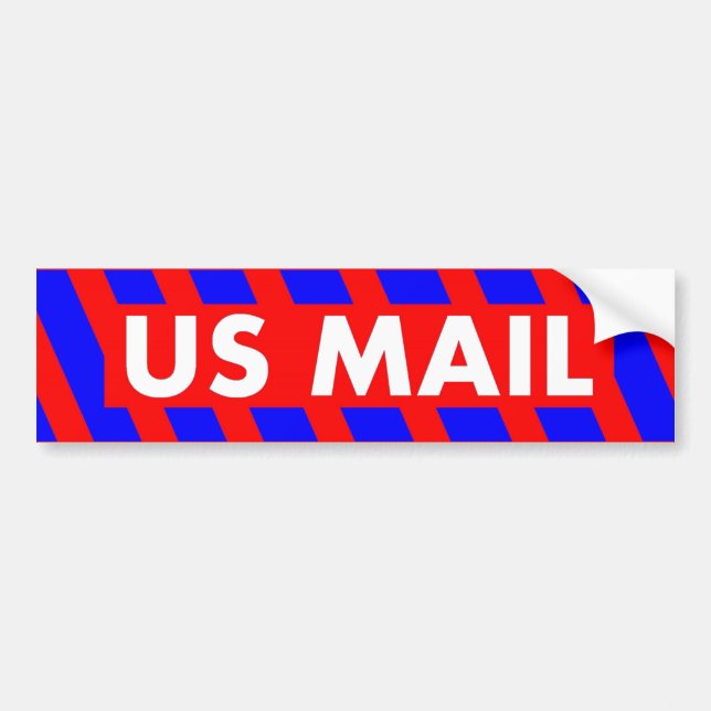 US MAIL BUMPER STICKER (Front)