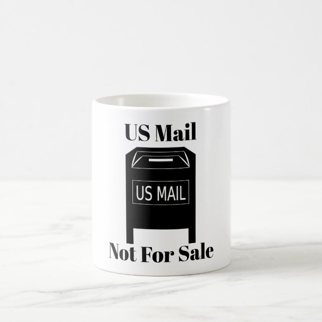 US Mail Pas À Vendre Café Mug (Centre)