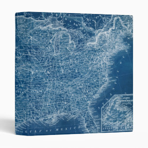 US Map Blueprint Binder