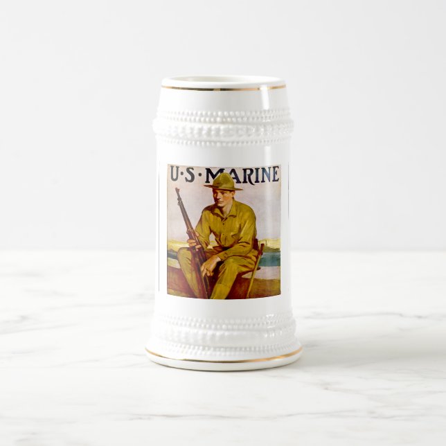 US Marine Beer Stein (Center)