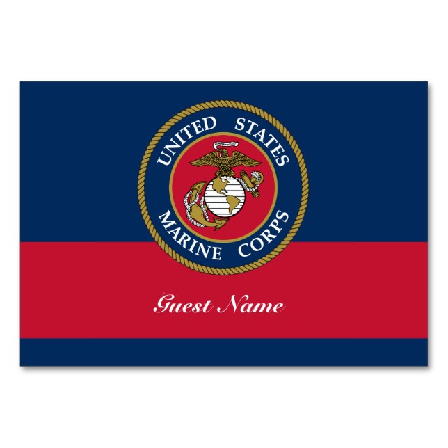 US Marine Corps - Carte Bleue Table (Devant)