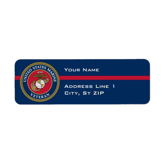 US Marine Corps - Vétéran bleu (Devant)