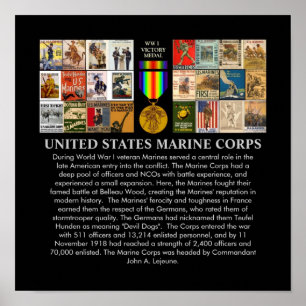 US Marine Corps World War 1 Recruting Affiches