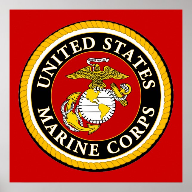 US Marine Official Seal Poster (Front)