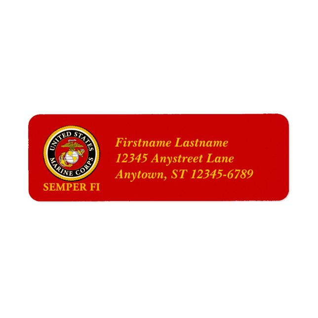 US Marine Official Seal - Semper Fi (Front)