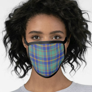 US Marine Tartan Plaid Face Mask