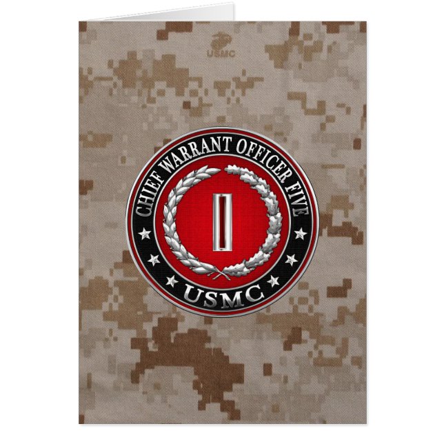 US Marines: Chief Warrant Five (USMC CWO-5) [3D] (Front)