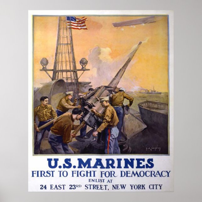 US Marines Poster (Front)
