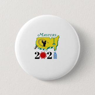 us masters  GOLF 2021 2 Inch Round Button