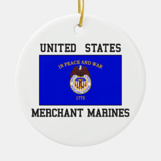 US Merchant Marine Ceramic Ornament
