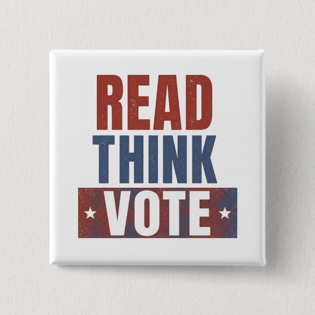 US Midterms 2 inch square Button (Front)