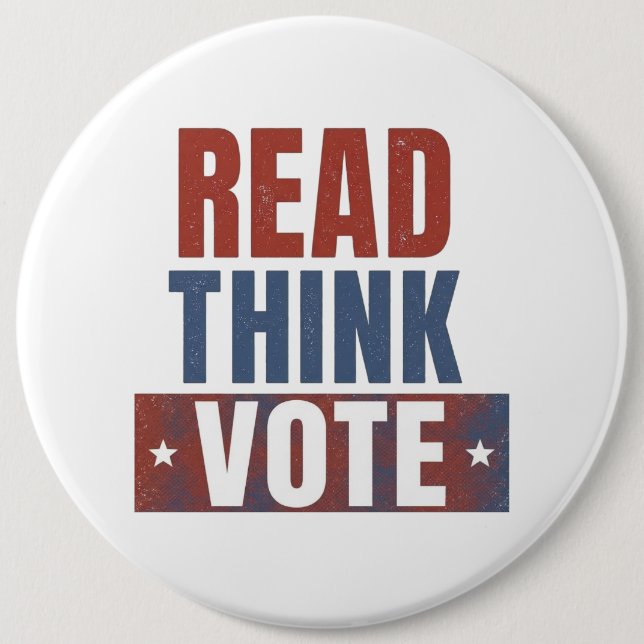 US Midterms 6 Inch Round Button (Front)
