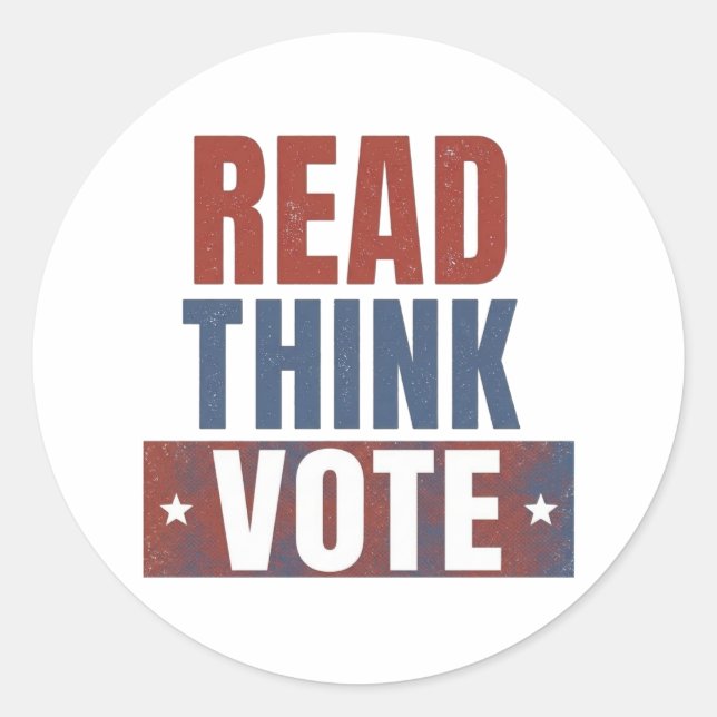 US Midterms Classic Round Sticker (Front)