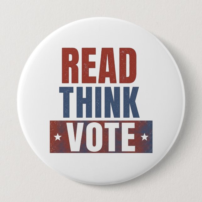 US Midterms Round 4 Inch Round Button (Front)