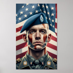 US Military for Veteran's Day Celebration 2023 Poster
