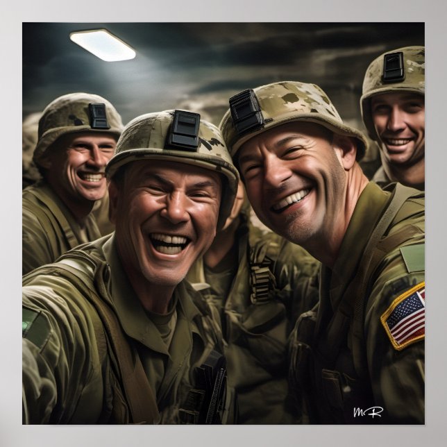 US Military for Veteran's Day Celebration 2023 Poster (Front)