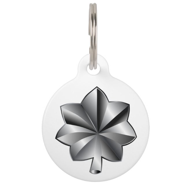 US Military Rank - Lieutenant Colonel Pet Tag (Front)