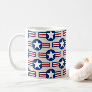 US MILITARY ROUNDEL - Light Desert Camo Coffee Mug