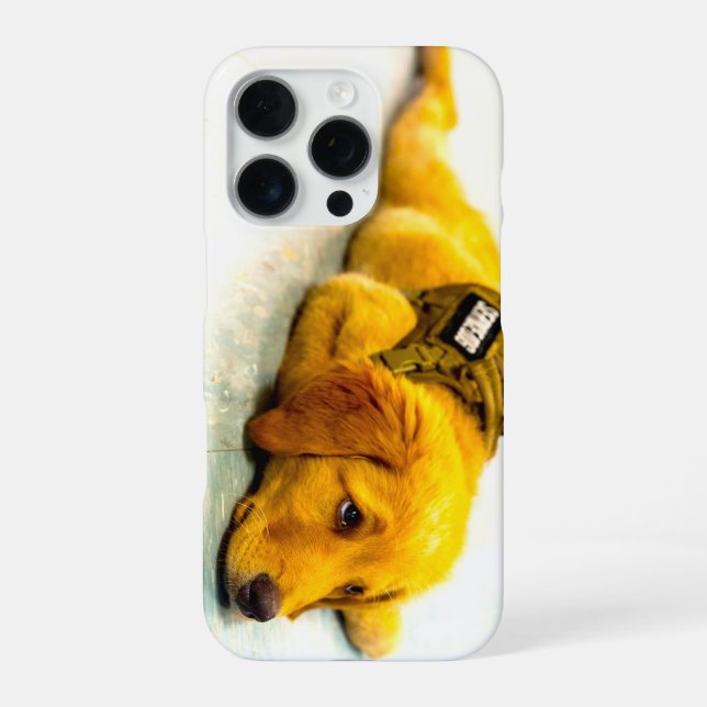 US MILITARY SERVICE DOG iPhone CASE (Back)