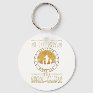 Us Military Vietnam War Vets Gift Di Di Mau Dinky  Keychain