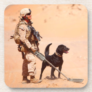 US MILITARY WORKING DOG COASTER