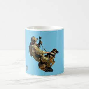 US MILITARY WORKING DOG COFFEE MUG