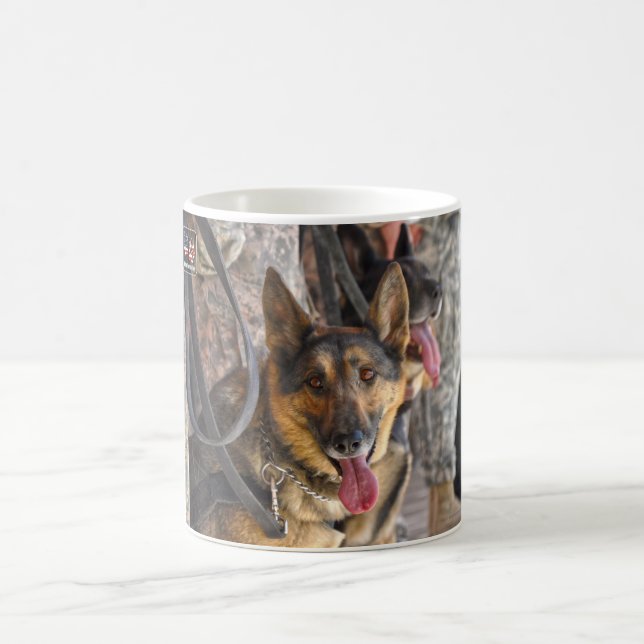 US MILITARY WORKING DOG COFFEE MUG (Center)