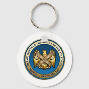 US National Guard Bureau Keychain