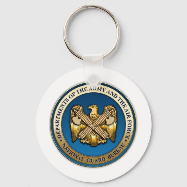 US National Guard Bureau Keychain (Front)
