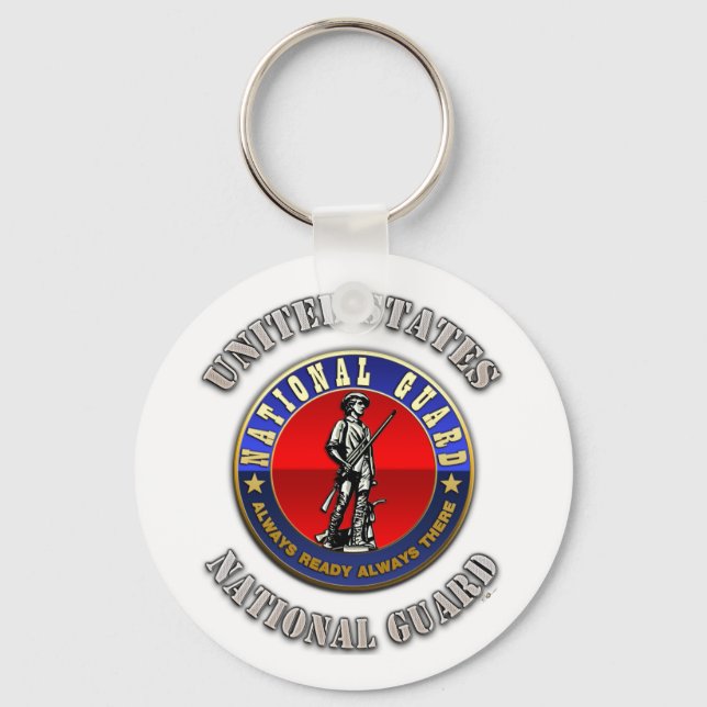 US National Guard Keychain (Front)