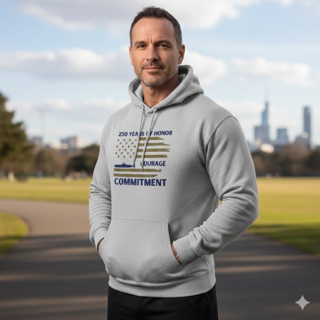 US Navy 250th Anniversary Submarine Honor Hoodie (Creator Uploaded)