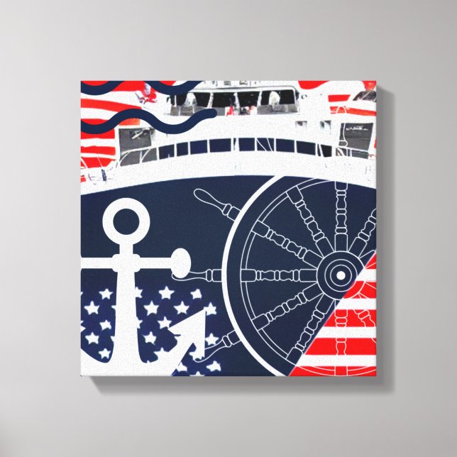 US Navy Canvas Print (Front)