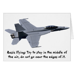 US Navy F-18 Super Hornet Card