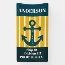 US Navy PIR Graduation Door Banner 