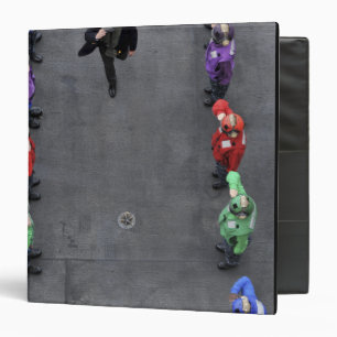 US Navy rainbow sideboys Binder