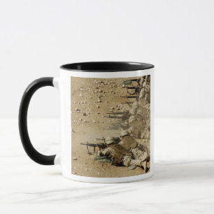 US Navy Seabees fire M-4 and M-16A2 rifles Mug