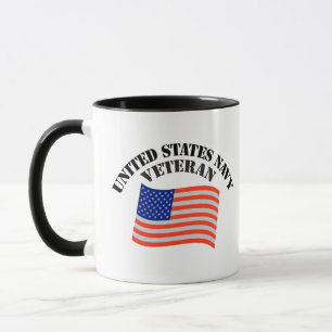 US NAVY VETERAN COMBO MUG
