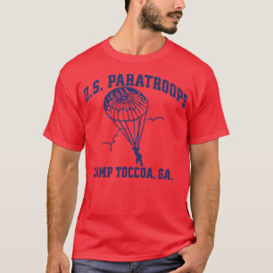 US Paratroops Camp Toccoa WW2 Vintage TShirt