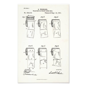 US Patent for Toilet Paper Print