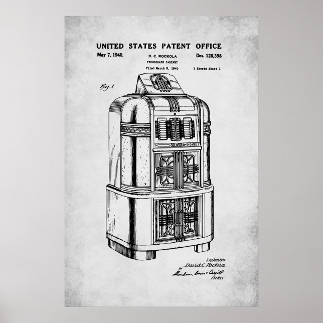 US Patent - Rockola Poster (Front)