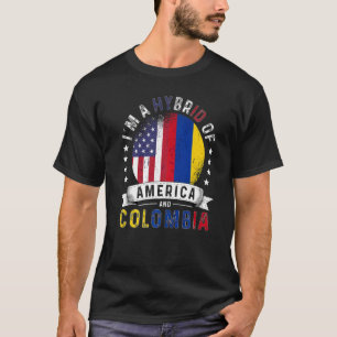 US Patriot Colombia Flag American Colombian Grown T-Shirt