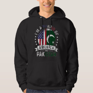 US Patriot Pakistan Flag American Pakistani Grown Hoodie