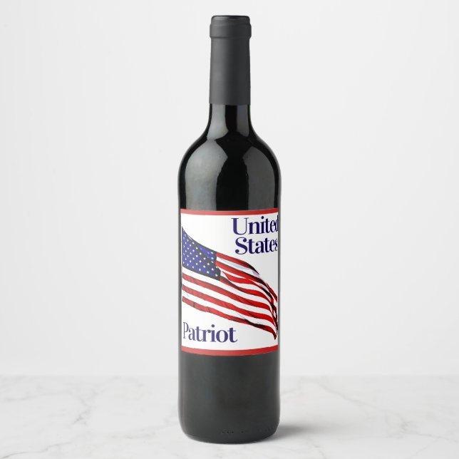 US Patriot Wine Label (Front)