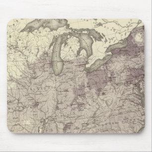 US Population 1850 Mouse Pad